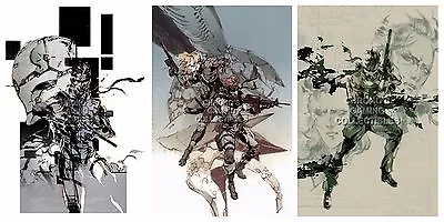 Metal Gear Solid Snake Raiden Ninja Boss PS5 PS4 PS1 PS2 PS3 POSTERS - MGSSET2 • $29.98