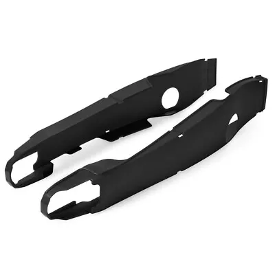 Polisport  Mx Yamaha YZ125 YZ250 WR250F WR450F Black Swingarm Protectors • $89.95