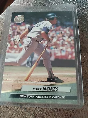 1992 Fleer Ultra - #107 Matt Nokes • $0.99