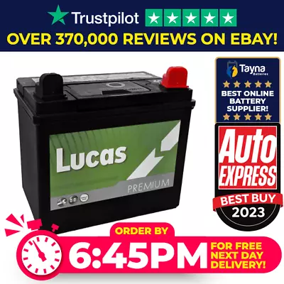Lucas Premium 895 12V 24Ah 30Ah Ride On Lawn Mower Mini Tractor Battery • £49.48