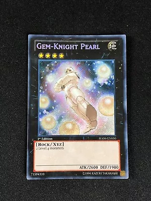 Yugioh Gem-knight Pearl Ha06-en050 1st Secret Hp/creases • $1.99