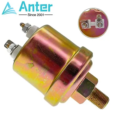 Oil Pressure Sender VDO Type 0-80 Psi 10-180 Ohms W/16 Psi Low Alarm Switch • $23.99