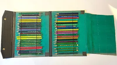 A.W. Faber - Castell Salesman Portfolio Case And 48 Pencil Lot • $59.99