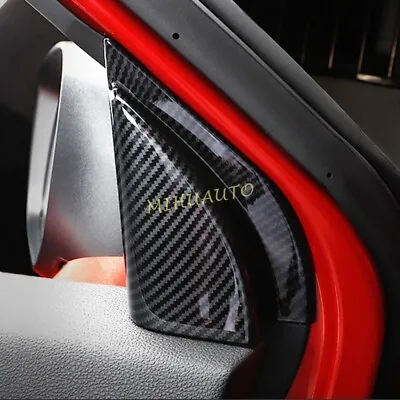 For 2018-2022 Mitsubishi Eclipse Cross Carbon Fiber Interior A-Pillar Cover Trim • $21.90