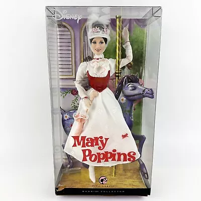 Disney Marry Poppins Barbie Doll Pink Label Collector Mattel M0672 DAMAGED BOX • $29.99