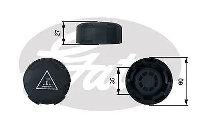 Gates RC247 Coolant Tank Cap Fits Alpina BMW Mini Rolls-Royce • $14.44