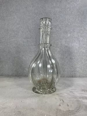 Vintage 4 Chamber Blown Glass Decanter Liquor Bar Bottle Made In France • $29.98