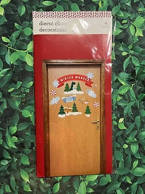 Die Cut Classroom Decorations 4 Panels Christmas Winter Wonderland New  • $3