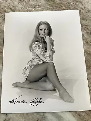 AUTOGRAPHED 8X10 Photo-VERONICA CARLSON--HAMMER HORROR ACTRESS • $59.99