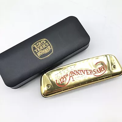 Hohner 125th Anniversary Limited Edition Golden Melody Harp Harmonica! • $0.99