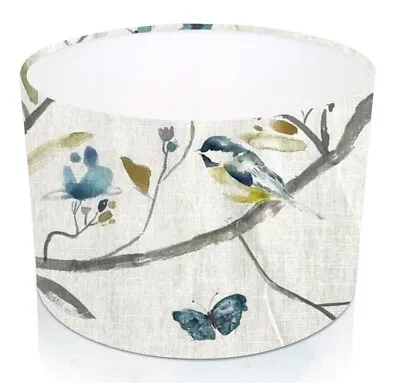 VOYAGE Maison Collector Watercolour Blue Bird Lampshade Table Pendant Shade • £18