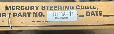 11110A11 Mercury Quicksilver Ride Guide Marine Boat Steering Cable 11' Ft • $179