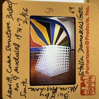 Sol Lewitt “Cake Structure” Minimalism 35mm Art Slide • $15.95