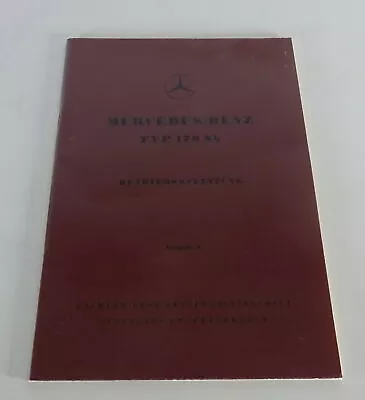 Operating Instructions / Manual Mercedes Benz 170 Sb W136 From 05/1953 • $267.34