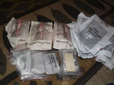 $30 • Buy Lot Of  Laerdal Resusci Baby Manikin Parts - Faces Lungs Airways