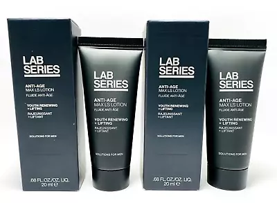 Lab Series Anti-Age Max LS Lotion Youth Renewing + Lifting .68floz/ozliq/20mL X2 • $12.75