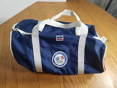 Levi Strauss 1984 Olympics Duffle Bag Small Top Handles Vintage 80s • $13.50