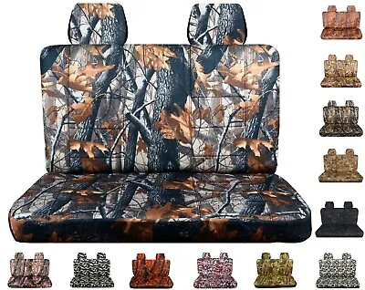 Camouflage Seat Covers Fits Ford F150 Truck 92-96 Front Bench With Headrests • $89.99