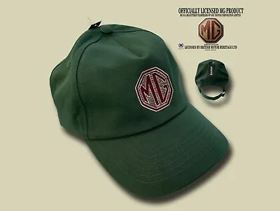 Mg Cotton Baseball Cap. Embroidered Mg Marque. • £19.95