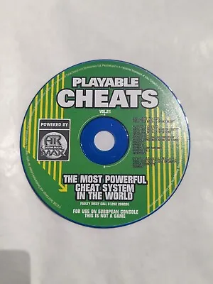 Action Replay Playable Cheats Vol 21 Disc Only Ps2 • £4.99
