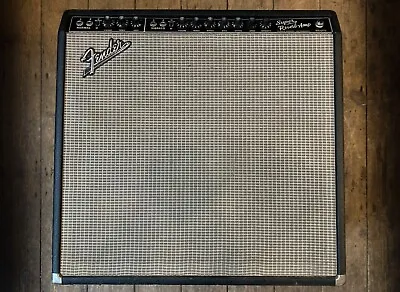 1967 Fender Super Reverb 4x10 Blackface All Valve Combo • £3330