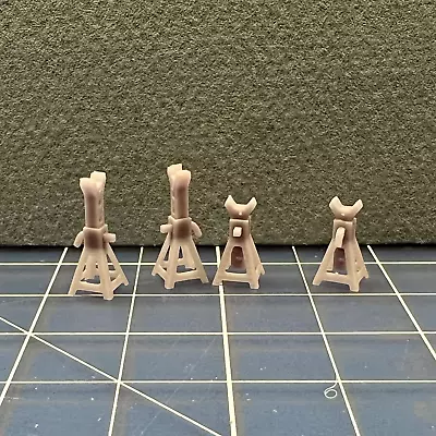 Jack Stands Lowered And Raised Set Of 8 For Diorama 1/24 1/25 • $6