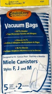 10 Miele FJM Micro Filtration Vacuum Bags & 4 Filters  • $15.99