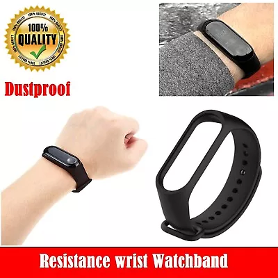 Silicone Wrist Strap Replacement Watchband Smart Bracelet For Xiaomi Mi Band 4/3 • $7.49