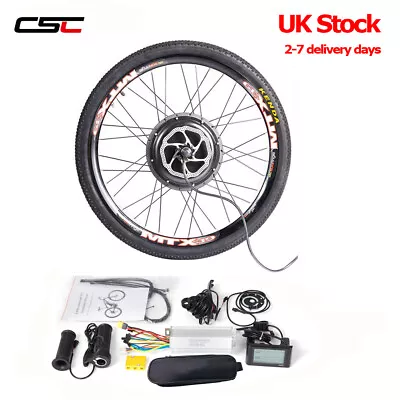 CSC 26 27.5 29inch MTX Rim EBike 1500 W 1000 W 48V Rear Wheel Electric Bike Kit • £269