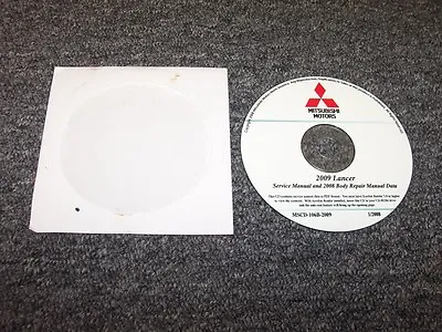 2009 Mitsubishi Lancer Shop Service Repair Manual DVD DE ES Sport GTS Ralliart • $55.30