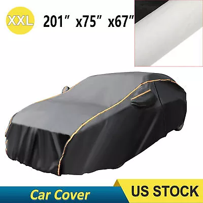 XXL Car Cover Waterproof All Weather For Car Full Car Cover Rain Sun Protection. • $39.99