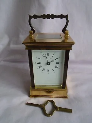 L'epee Timepiece Carriage Clock In Good Working Order With Key  • $261.10