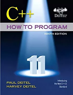 C++ How To Program Early Objects Version Paul Deitel Harvey Dei • $8.52