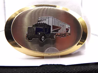 P. I. E. Belt Buckle Pie Nationwide Trucking Semi Truck 18 Wheeler Vintage • $36.99