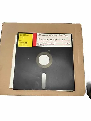 8 Inch Floppy 1982 2 Floppy Disc IBM Punch Card V024 • $100