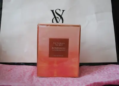 Victoria's Secret Bombshell Sundrenched Eau De Parfum 3.4 Oz New Free Gift Bag • $47.99