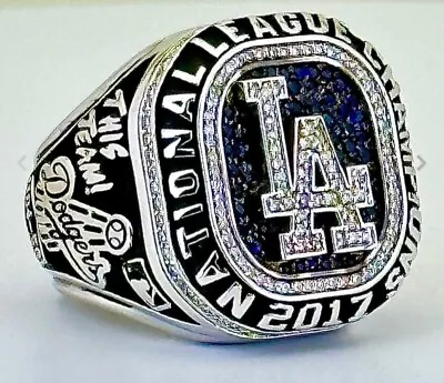 2017 LOS ANGELES DODGERS NATIONAL LEAGUE CHAMPIONSHIP RING Jason Beverly Hills • $14000