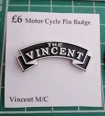 £6 • Buy Motorcycle The Vincent Pin Badge. Motorcycle Pin Badges.