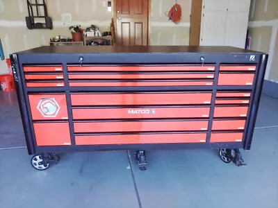 MATCO 6S Tool Chest 19x 31 Inch Drawers Orange Refurbished But Has Lock Flaw • $5500