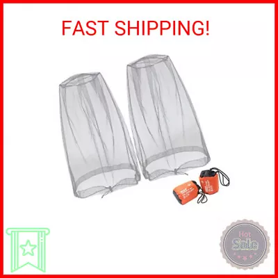 2pcs - Benvo Mosquito Head Net Mesh Face Neck Fly Netting Hood From Bugs Gnats • $14.22