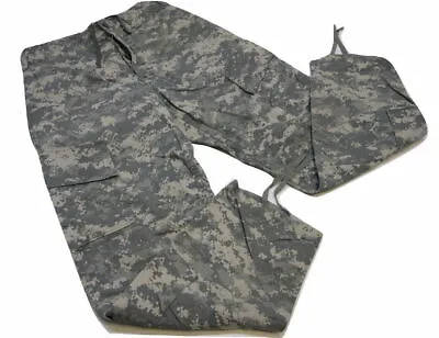 Usgi Army Issue Acu Digital Combat Uniform Pants 50/50 Cotton/nylon Bottoms Used • $19.99
