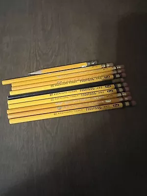 Lot Of 10 Vintage Pencils Faber Mongol 482 Eagle Mirado 174 Quiz Ruwe 444 • $9.99