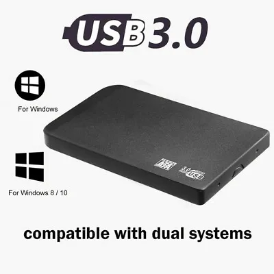 ITFS 500 GB External USB 3.0 HDD Laptop Storage HDD Mac Xbox PC PS4 TV • £16.99