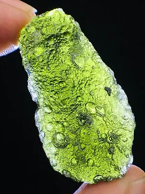 50ct Meteorite Moldavite Green Impact Fragment Meteor Stone Space Asteroid+coa • $0.99