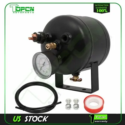 0.5 Gallon 5 Ports Air Tank Kit With Air Gauge Switch For Train/Truck Air Horn • $46.99