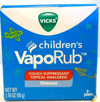 Vicks VapoRub CHILDREN'S Cough Suppressant Ointment 1.76 Oz New • $7.18