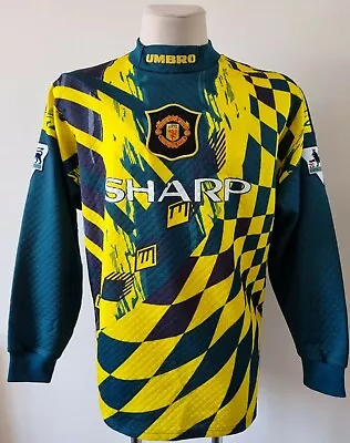 Manchester United 1995-1997 Goalkeeper Football Umbro Shirt #1 Peter Schmeichel • $250