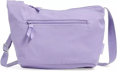 NWT Vera Bradley Lavender Crossbody Sling Bag Purse Cotton Purple NEW Never Used • $36.99