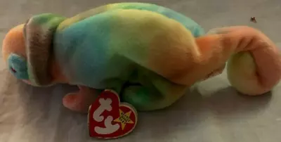 Beanie Baby Rainbow The Chameleon *FREE SHIPPING* • $10.45