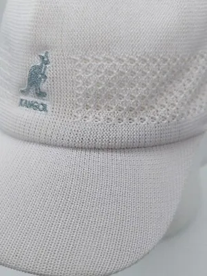 Kangol Fitted Medium Embroidered White Space Cap Hat • $35